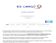 Tablet Screenshot of eqcargo.com